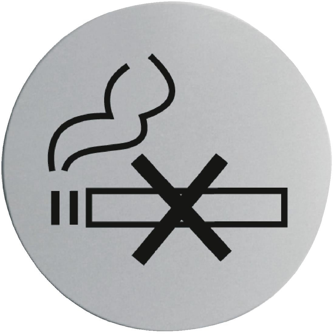 Vogue No Smoking Door Sign 75mm • PAS-U052