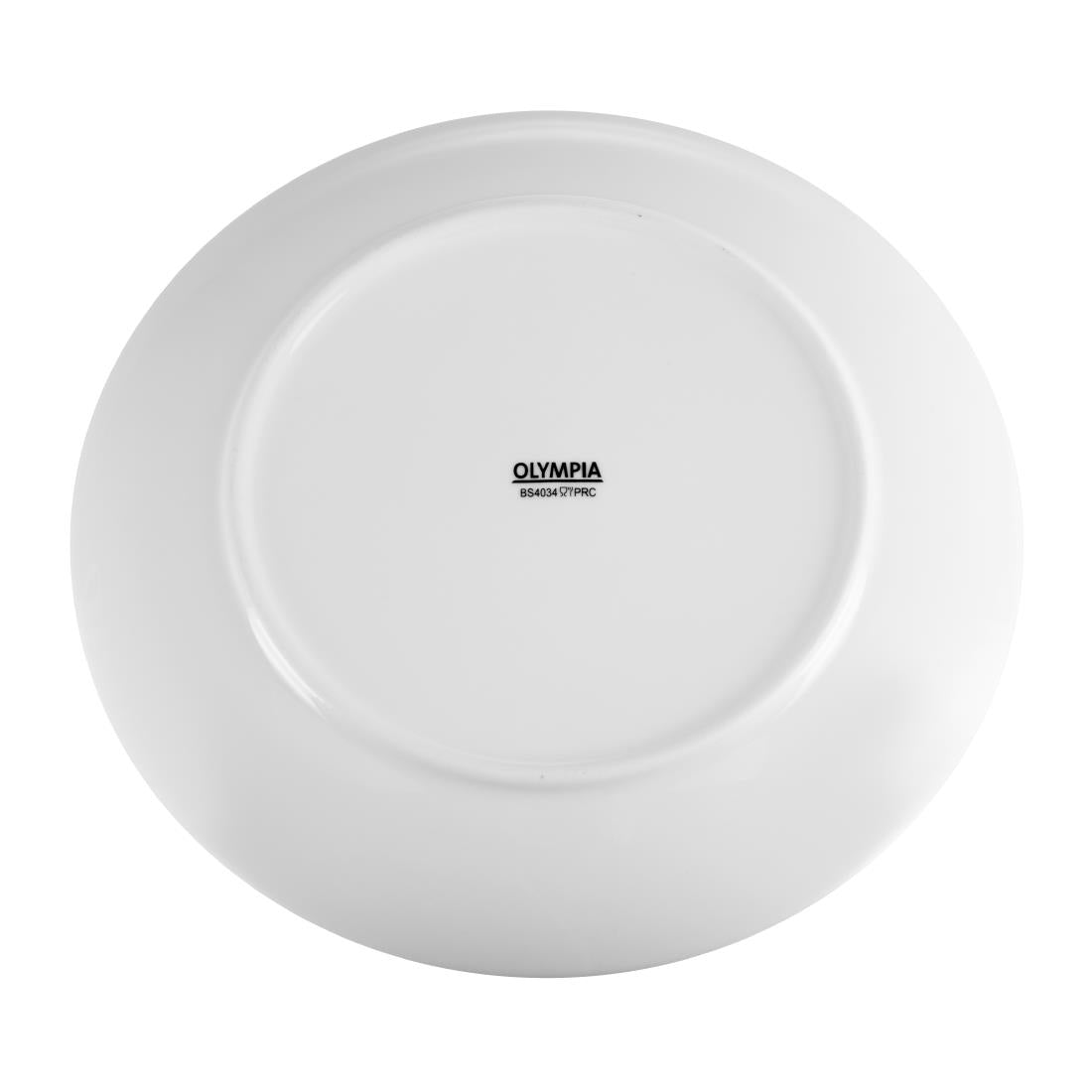 Olympia Whiteware Coupe Plate - 250mm (12 Pack) (250(Ø)mm / 10" | Pack quantity 12) • PAS-U079