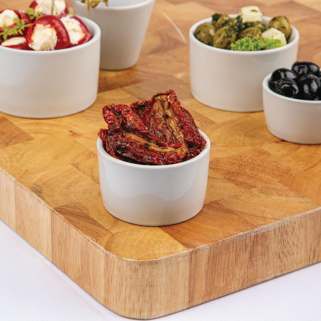 Olympia Whiteware Contemporary Ramekin - 80ml 2.7fl oz (12 Pack) (70(Ø)mm. Pack quantity 12) • PAS-U195
