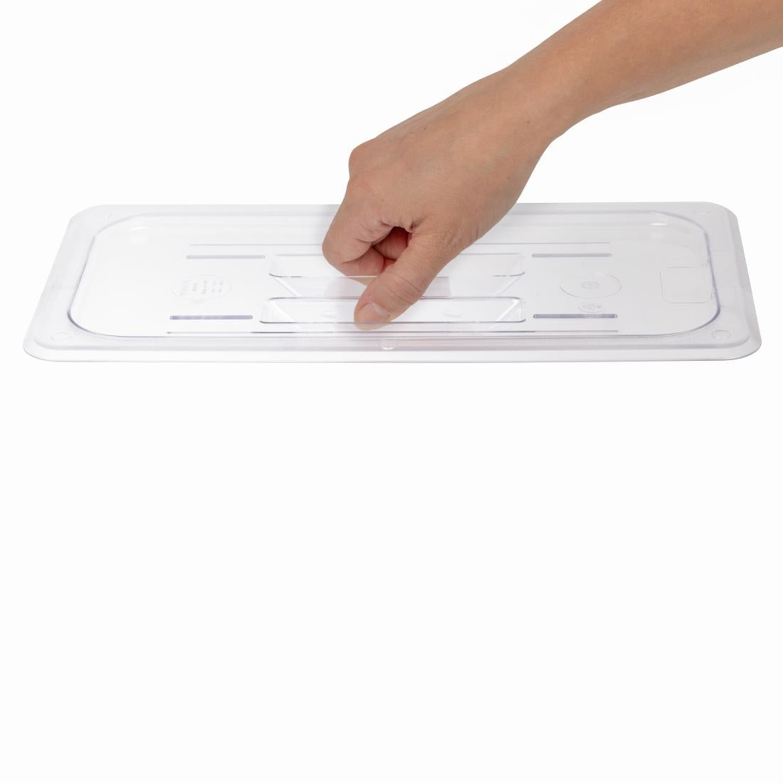 Vogue Clear Polycarbonate 1/3 Gastronorm Lid • PAS-U246