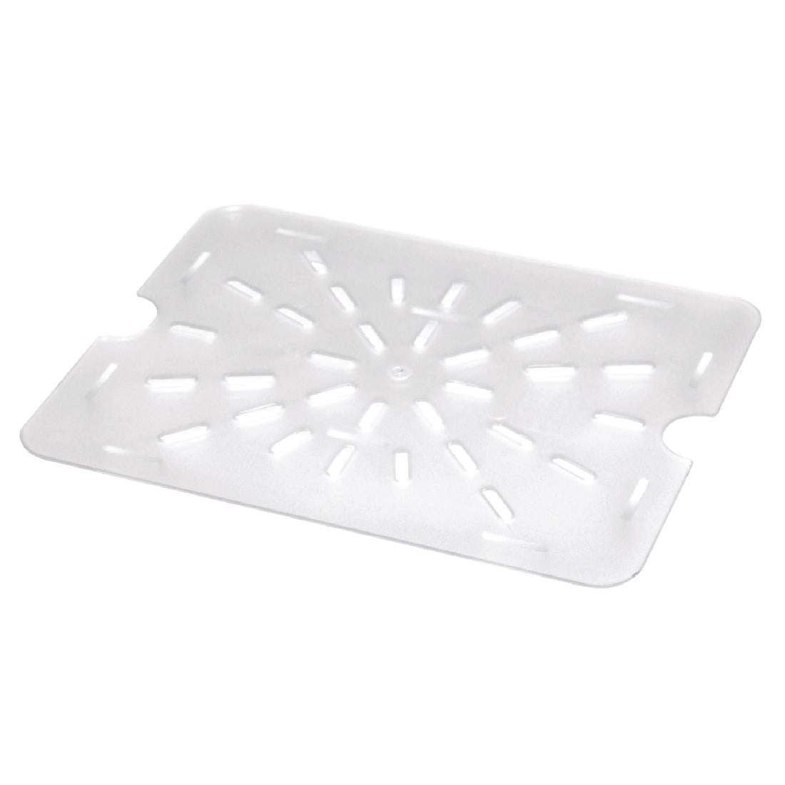 Vogue Clear Polycarbonate 1/2 Gastronorm Drainer Plate • PAS-U486