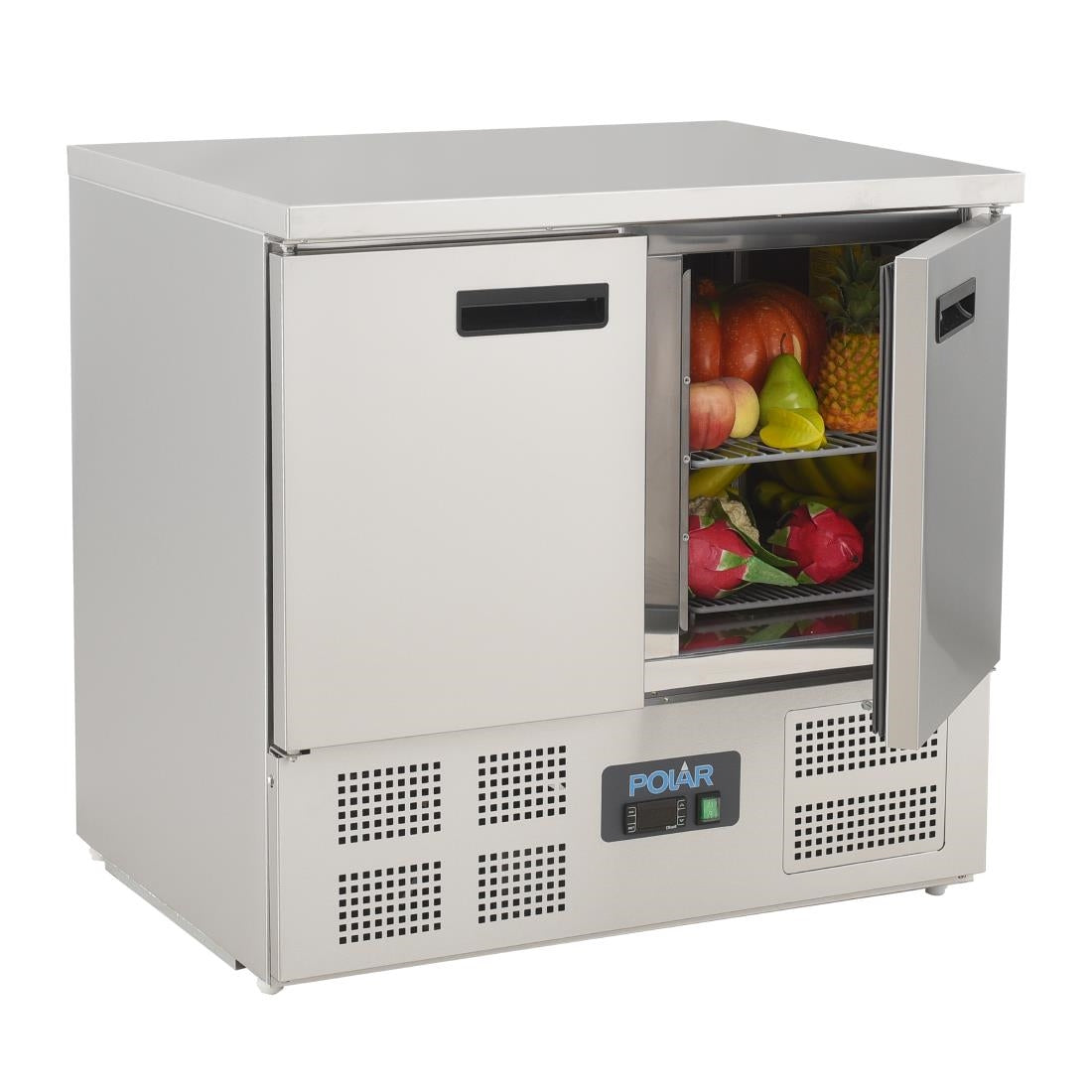 Polar G-Series Double Door Counter Fridge 240Ltr • PAS-U636-A