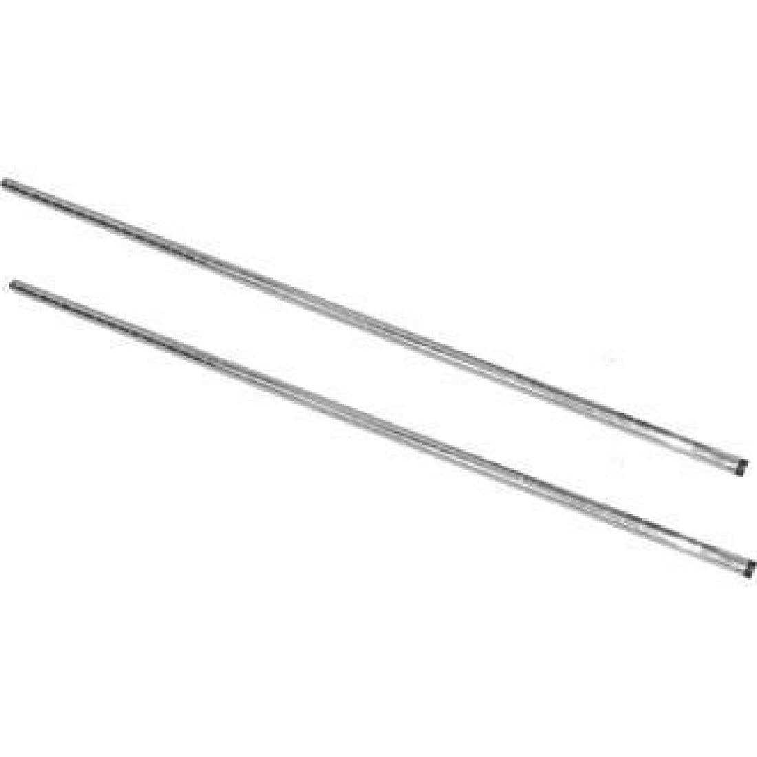 Vogue Chrome Upright Posts 1270mm (2 Pack) (Size: 1270mm. Pack quantity 2) • PAS-U887