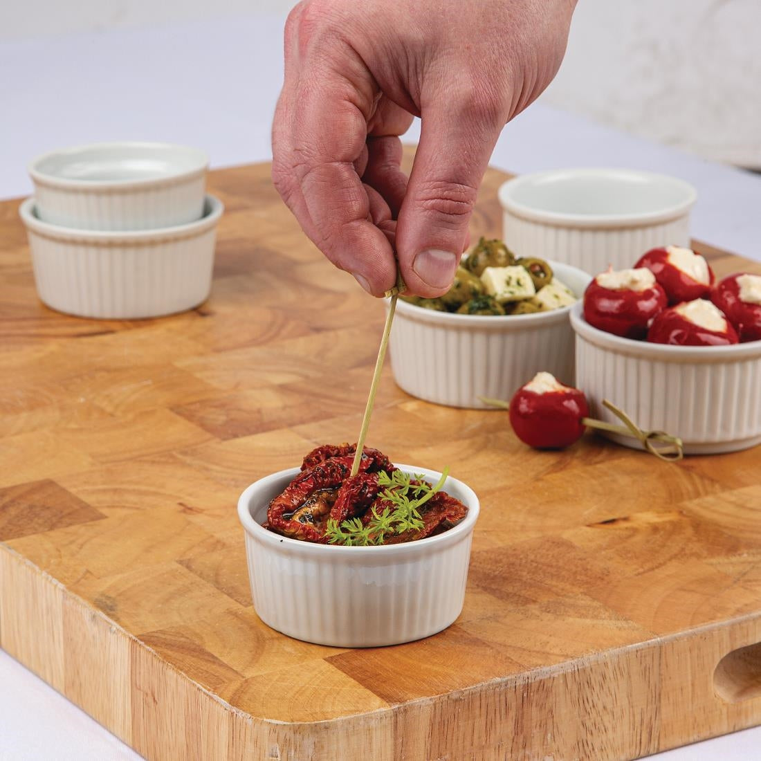 Olympia Whiteware Ramekin - 80mm 90ml 3.04fl oz (12 Pack) (Diameter: 80mm. 90ml / 3oz. Pack quantity 12) • PAS-W414
