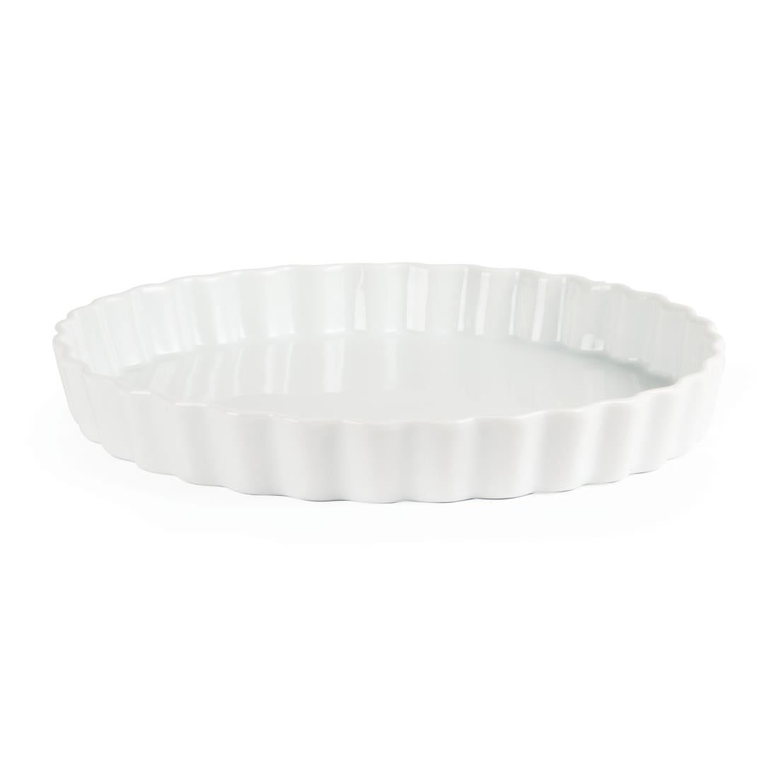Olympia Whiteware Flan Dishes 297mm (6 Pack) • PAS-W416