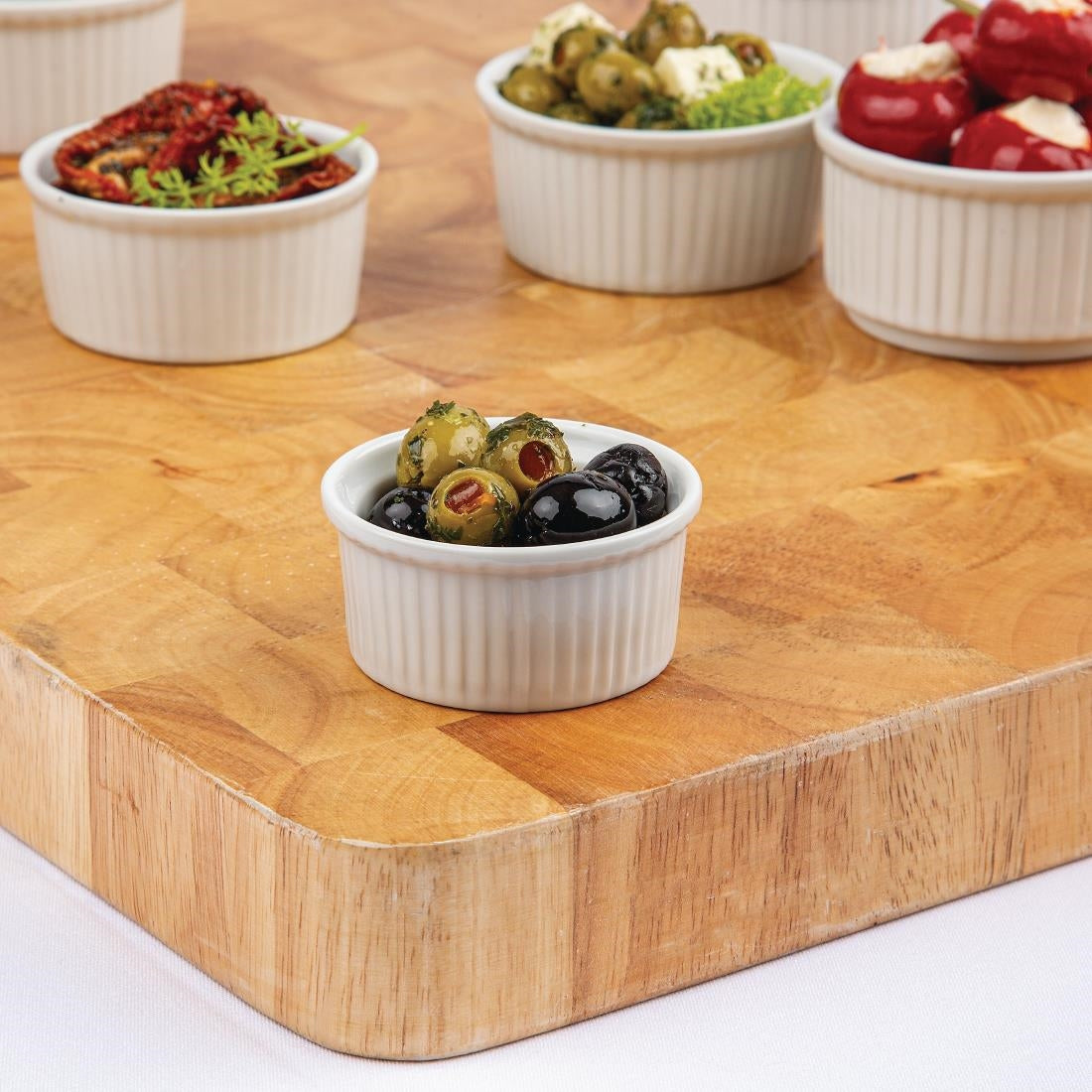 Olympia Whiteware Ramekin - 70mm (12 Pack) (Diameter: 70mm. Pack quantity: 12) • PAS-W435