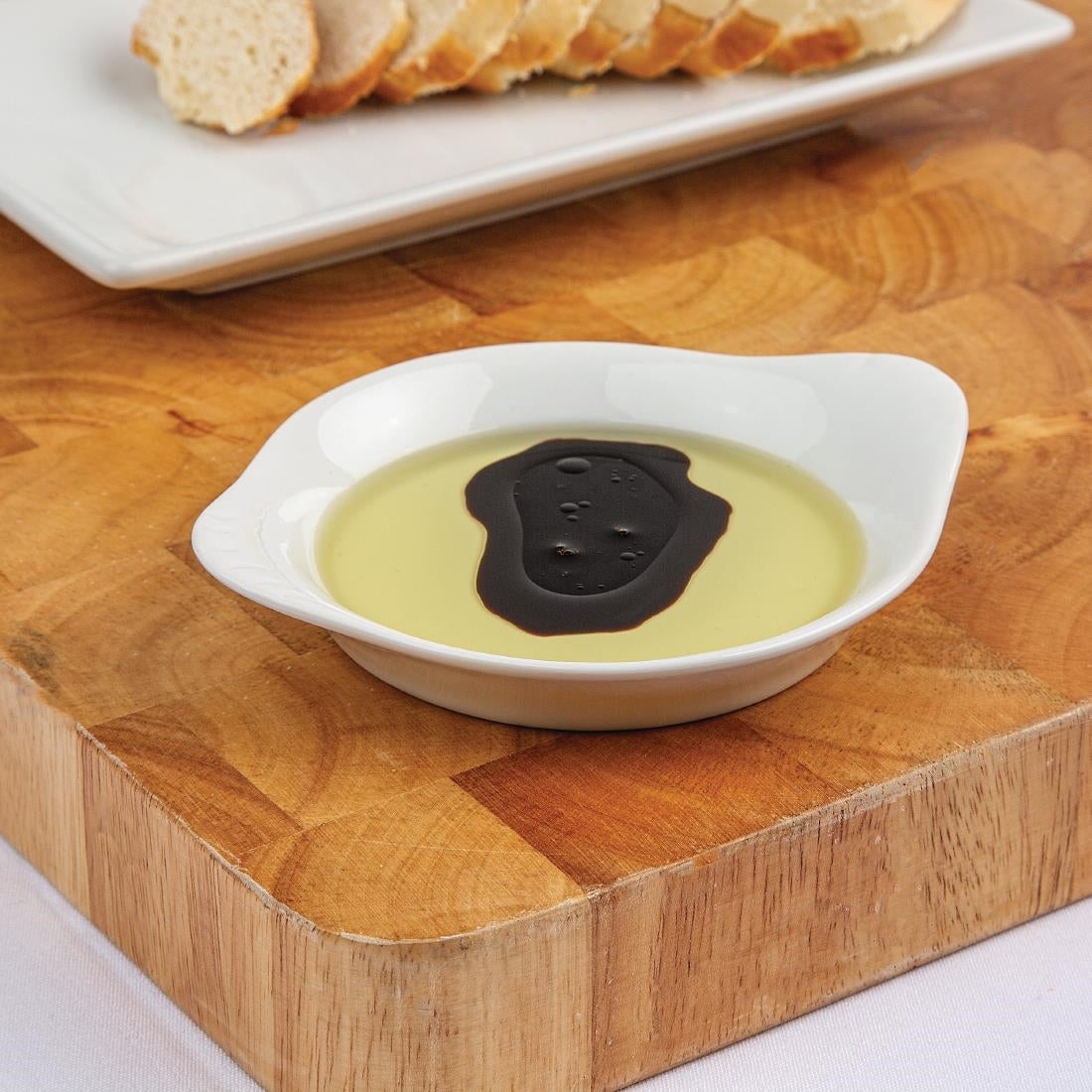 Olympia Whiteware Round Eared Dishes 156x 126mm (6 Pack) (Pack of 6) • PAS-W443