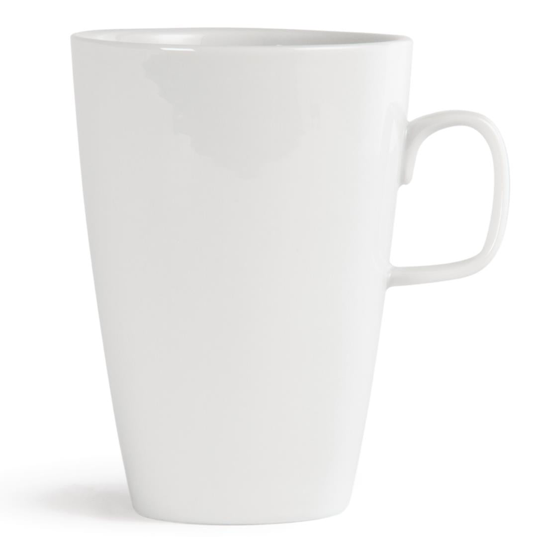 Olympia Whiteware Latte Mugs 400ml 14oz (12 Pack) (Pack of 12) • PAS-Y109