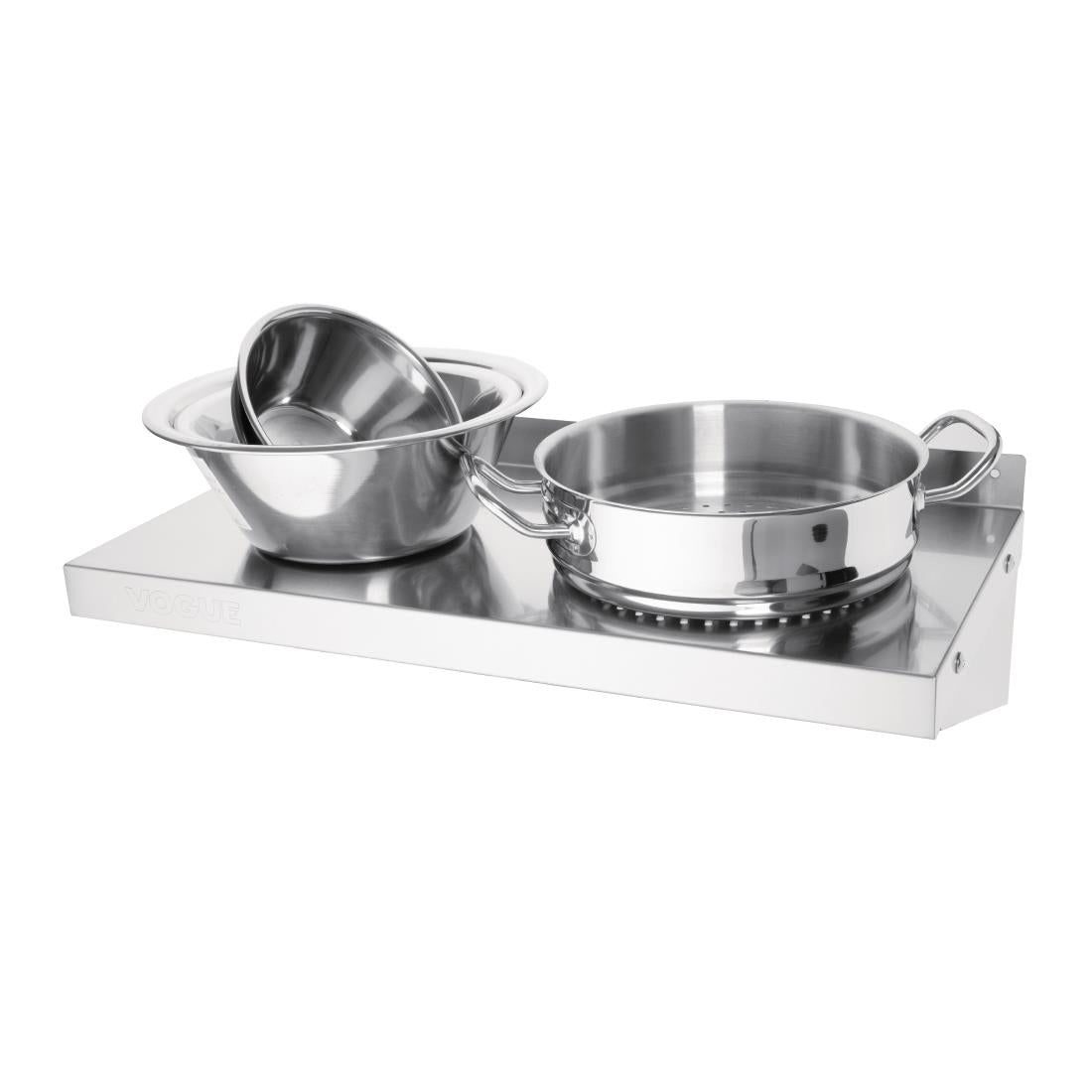 Vogue Stainless Steel Kitchen Shelf 600mm • PAS-Y749