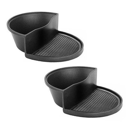 SOGA 2X 2 in 1 Cast Iron Ribbed Fry Pan Skillet Griddle BBQ and Steamboat Hot Pot • LUZ-ZPaiB3X2
