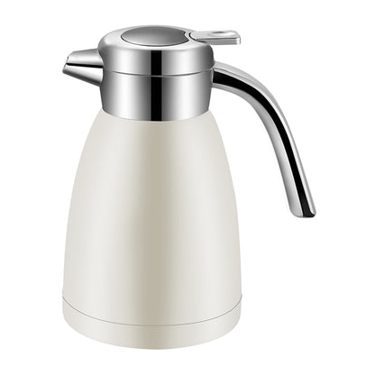 SOGA 1.8L Stainless Steel Insulated Vacuum Flask Water Bottle White • LUZ-WaterJug18WHT
