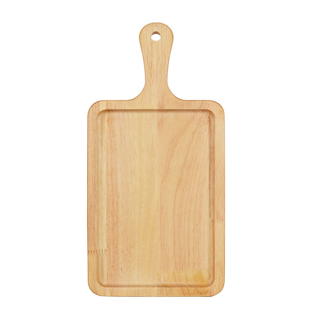 SOGA 35cm Rectangle Premium Wooden Oak  Food Serving Tray Charcuterie Board Paddle Home Decor • LUZ-WodA025