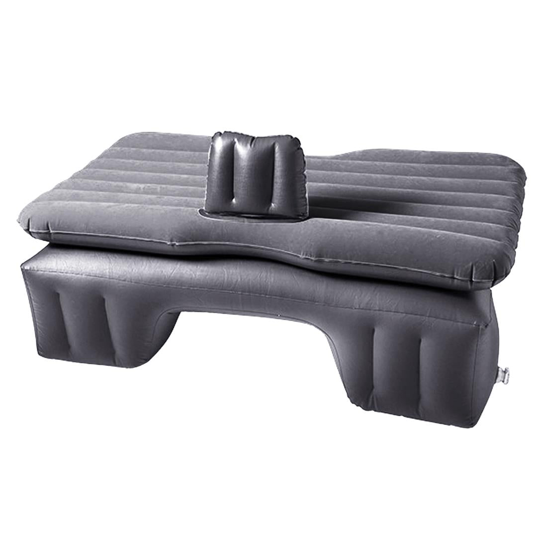 SOGA Inflatable Car Mattress Portable Travel Camping Air Bed Rest Sleeping Bed Grey • LUZ-CarMatGrey