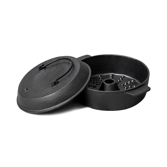SOGA 28cm Cast Iron Dutch Oven Pre-Seasoned Cast Iron Pot with Lid • LUZ-ZPaiA8