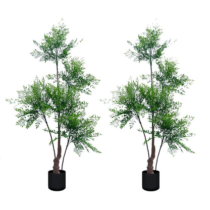 SOGA 2X 180cm Nandina Heavenly Bamboo Tree Artificial Plant Home Accent Decor • LUZ-APlantNTZ180X2
