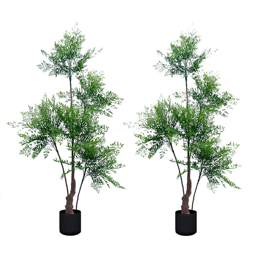SOGA 2X 180cm Nandina Heavenly Bamboo Tree Artificial Plant Home Accent Decor • LUZ-APlantNTZ180X2