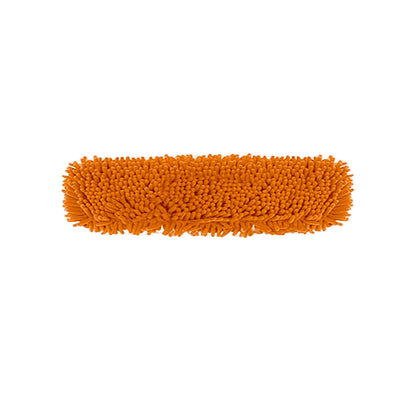 SOGA 60x12 Orange Microfiber Flat Mop Floor Cleaning Pads Rotating Dust Remover • LUZ-MopHead60cm