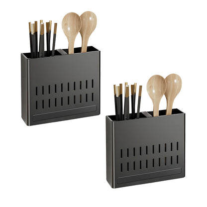 SOGA 2X Wall Mounted Kitchen Utensil Storage Rack Spoon Fork Chopstick Space-Saving Organiser • LUZ-TAN1024X2