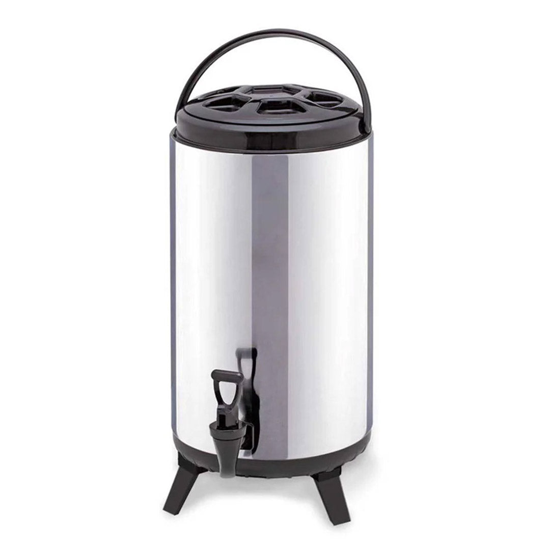 SOGA 12L Portable Insulated Cold/Heat Coffee Tea Beer Barrel Brew Pot With Dispenser • LUZ-BeverageDispenser12L