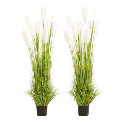 SOGA 2X 150cm Wheat Plume Grass Artificial Plant, Home Decor • LUZ-APlantFH6003X2