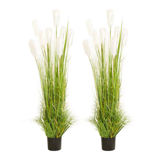 SOGA 2X 150cm Wheat Plume Grass Artificial Plant, Home Decor • LUZ-APlantFH6003X2