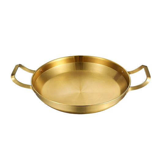 SOGA 30cm Dry Pot, Gold Plated 202 Material Stainless Steel and Kitchen Essential • LUZ-VICSoupPot18