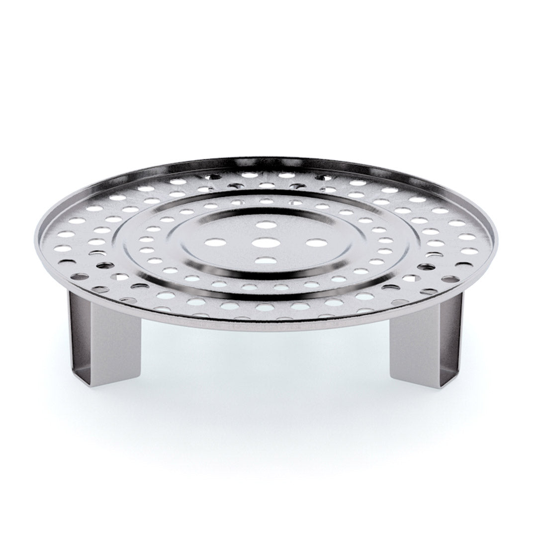 SOGA 28cm Stainless Steel Steamer Insert Stock Pot Steaming Rack Stockpot Tray • LUZ-SS-Rack28CM