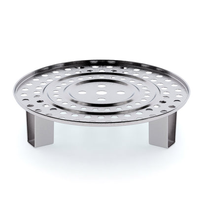 SOGA 28cm Stainless Steel Steamer Insert Stock Pot Steaming Rack Stockpot Tray • LUZ-SS-Rack28CM