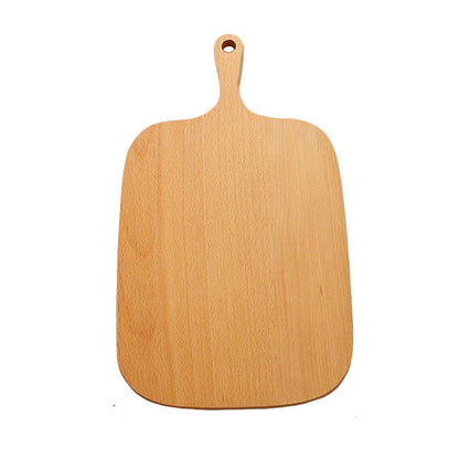 SOGA 33cm Brown Rectangle Wooden Serving Tray Chopping Board Paddle with Handle Home Decor • LUZ-WodF602
