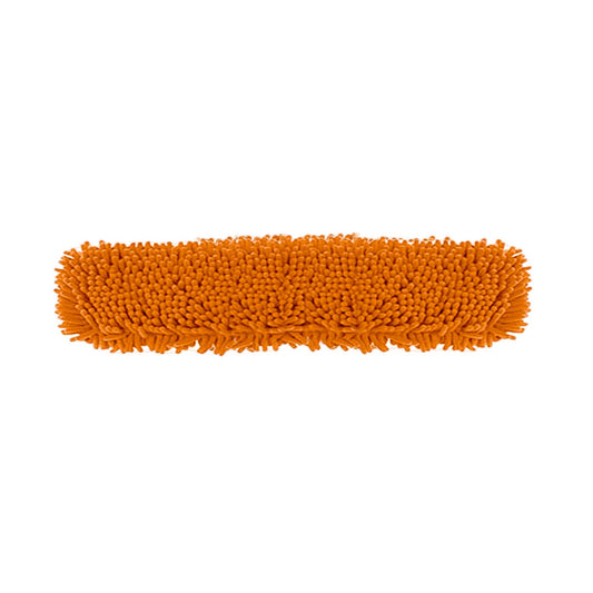 SOGA 80x12 Orange Microfiber Flat Mop Floor Cleaning Pads Rotating Dust Remover • LUZ-MopHead80cm