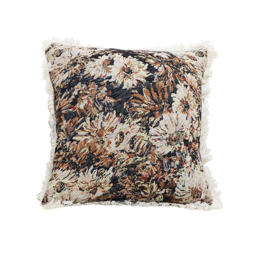 SOGA 50cm Vintage Oil Painting Color Raised Embroidery Empress Flower Throw Pillow • LUZ-FrenchCushion209