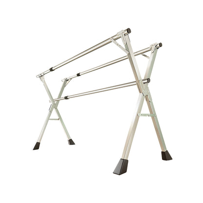 SOGA 1.6m Portable Standing Clothes Drying Rack Foldable Space-Saving Laundry Holder 3 Poles • LUZ-BSXG2511