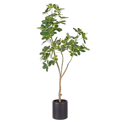 SOGA 160cm Artificial Natural Green Schefflera Dwarf Umbrella Tree Fake Tropical Indoor Plant Home Office Decor • LUZ-APlantQXY160
