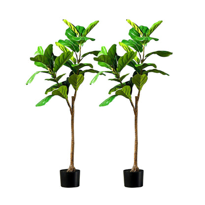 SOGA 2X 120cm Green Artificial Indoor Qin Yerong Tree Fake Plant Simulation Decorative • LUZ-APlantFH12024X2