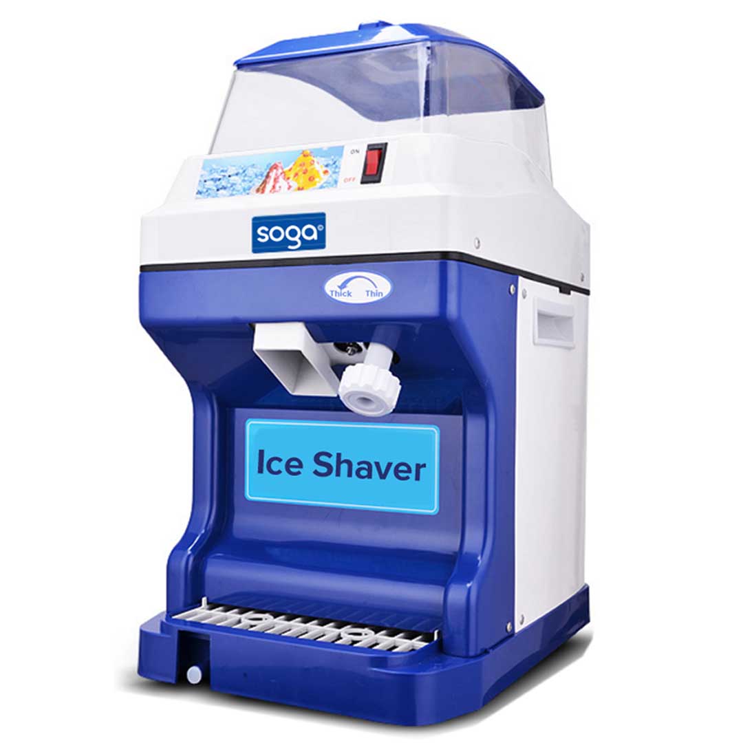 SOGA Commercial Ice Shaver Ice Crusher Slicer Smoothie Maker Machine 180KG/h • LUZ-CommercialElectricIceShaver188