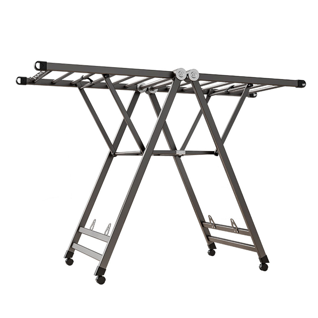 SOGA 1.4m Portable Wing Shape Clothes Drying Rack Foldable Space-Saving Laundry Holder • LUZ-BSYXYJ140