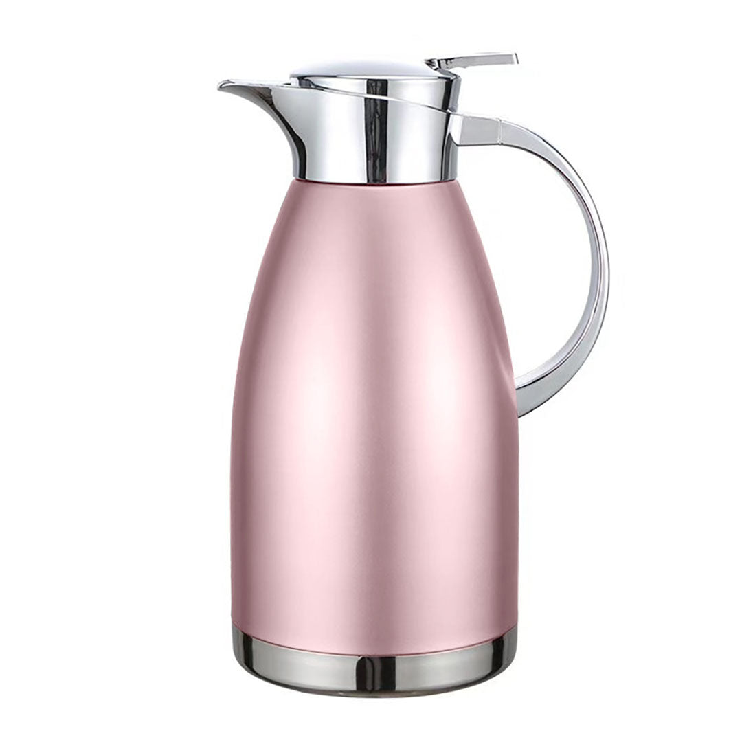Soga 1.8L Rose Color 3-Layer Vacuum Insulated Stainless Steel Flask  Ideal for Home and Office • LUZ-WaterJug18Rose