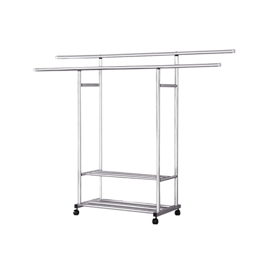 SOGA 200cm Stainless Steel Floor-Standing Clothes Rack - Durable and Space-Saving Laundry Organizer • LUZ-BSXG2531