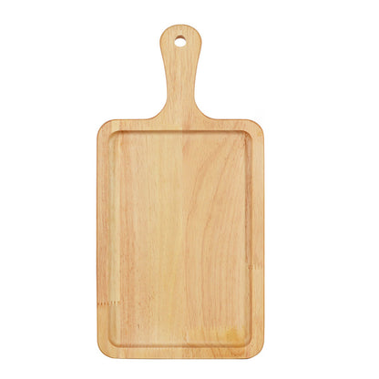 SOGA 30cm Rectangle Premium Wooden Oak Food Serving Tray Charcuterie Board Paddle Home Decor LUZ-WodA024