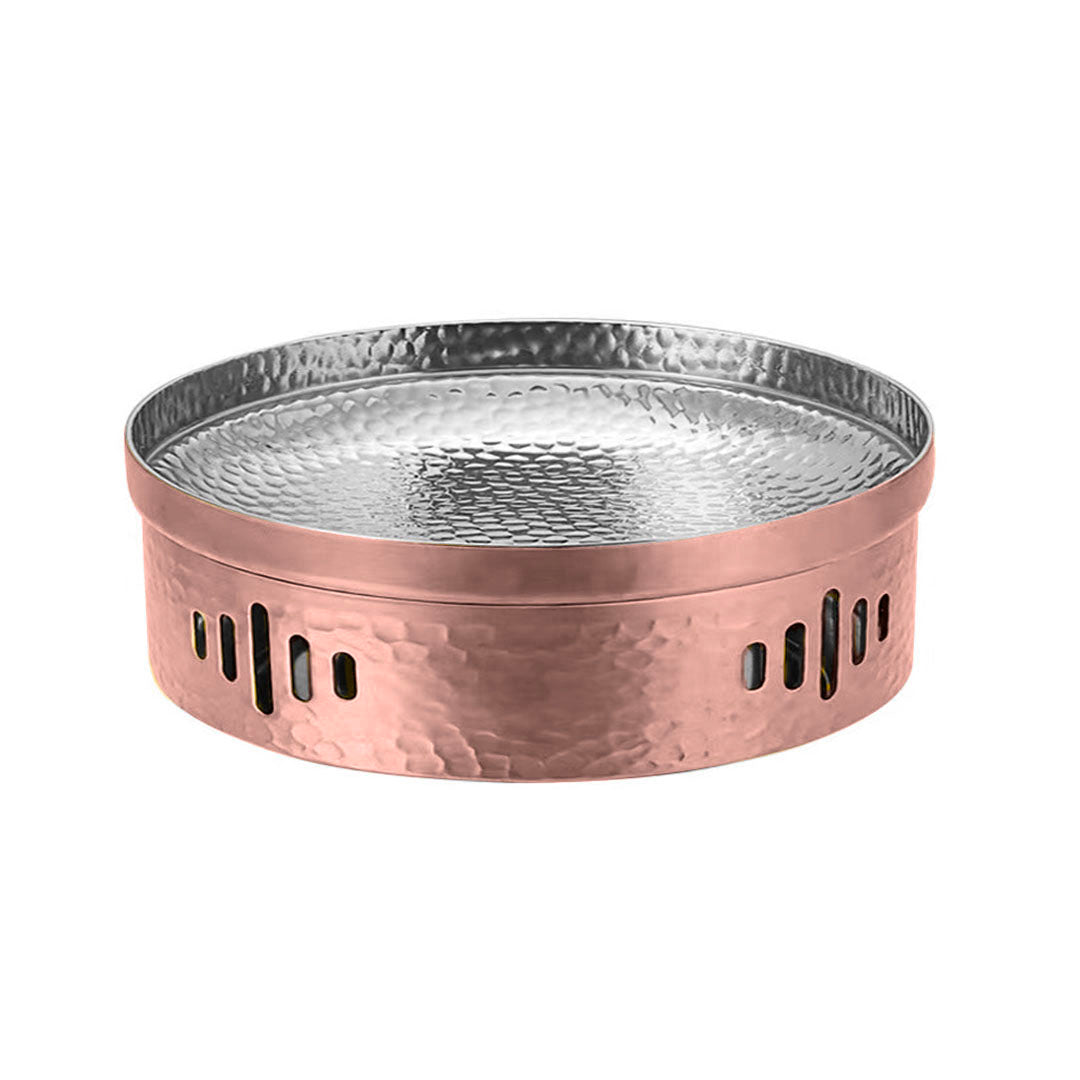 SOGA 26cm Hammered Texture Dry Pot in Rose Gold Color Kitchen Essential • LUZ-VICSoupPot37