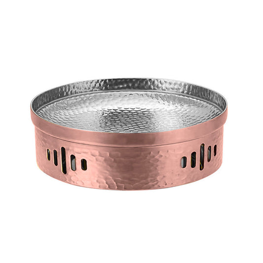 SOGA 26cm Hammered Texture Dry Pot in Rose Gold Color Kitchen Essential • LUZ-VICSoupPot37