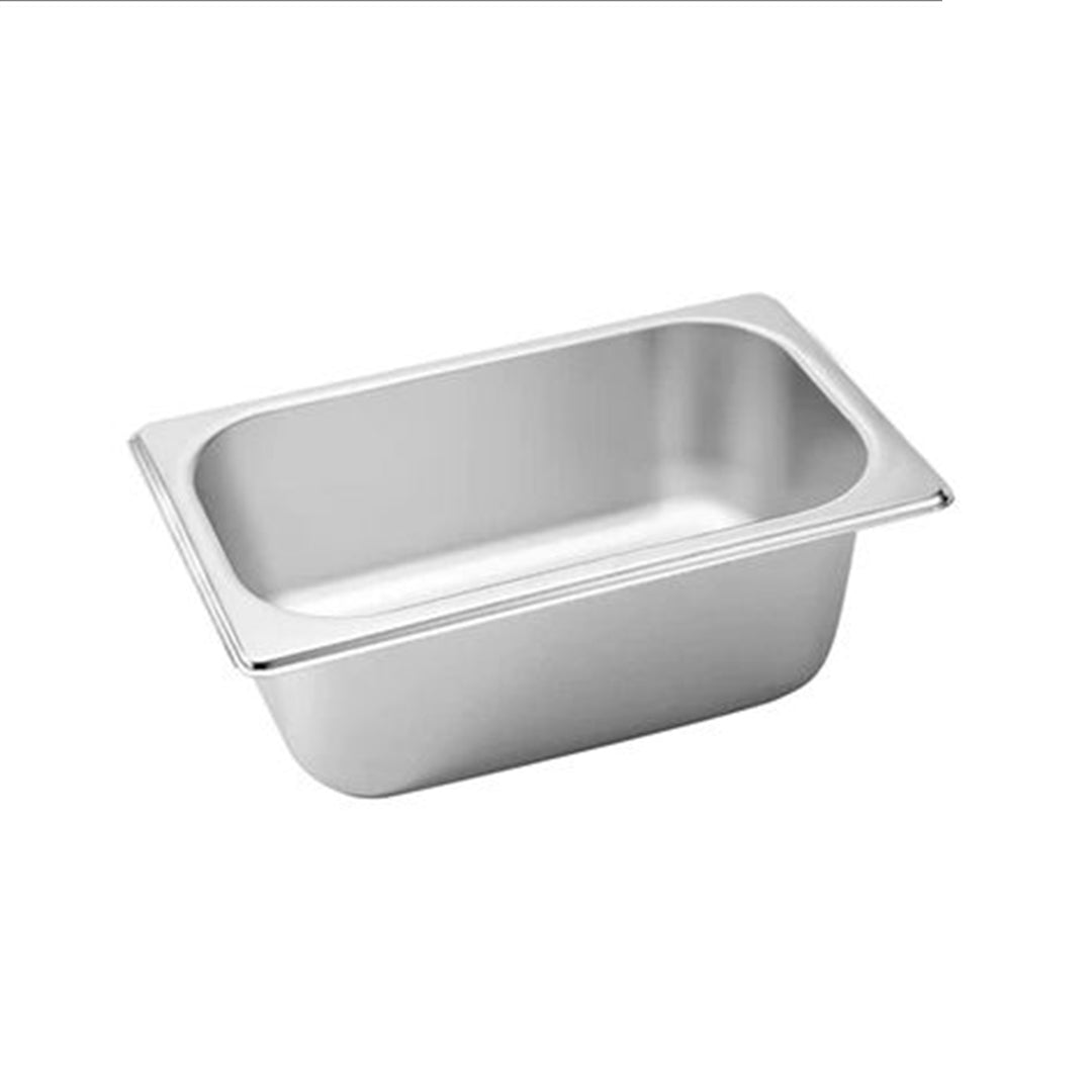 SOGA Gastronorm GN Pan Full Size 1/3 GN Pan 10cm Deep Stainless Steel Tray • LUZ-GastronormPans5416X1