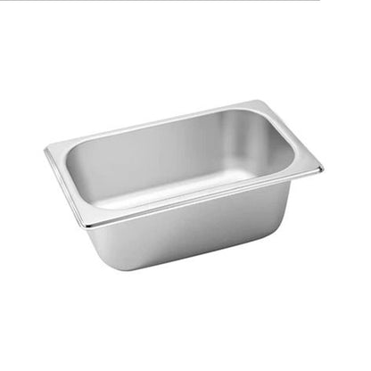 SOGA Gastronorm GN Pan Full Size 1/3 GN Pan 10cm Deep Stainless Steel Tray • LUZ-GastronormPans5416X1