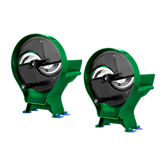 SOGA 2X Commercial Manual Vegetable Fruit Slicer Kitchen Cutter Machine Green • LUZ-FruitCutterBlackX2
