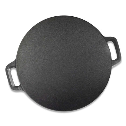 SOGA 42x37cm Cast Iron Induction Crepes Pan Baking Cookie Pancake Pizza Bakeware • LUZ-ZPai005B