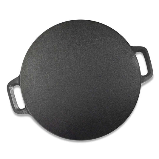 SOGA 42x37cm Cast Iron Induction Crepes Pan Baking Cookie Pancake Pizza Bakeware • LUZ-ZPai005B