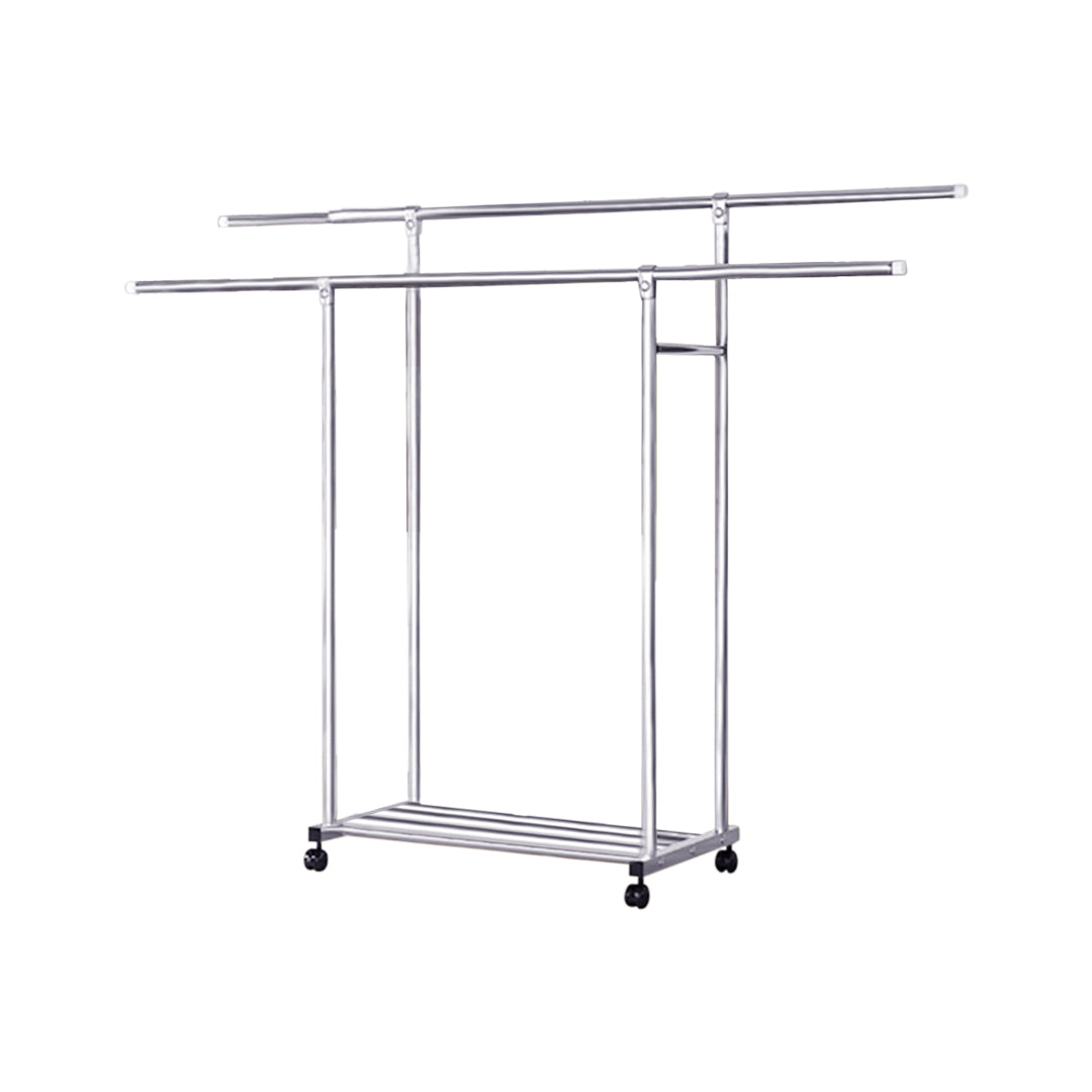 SOGA 200cm Stainless Steel Floor-Standing Clothes Rack - Durable and Space-Saving Laundry Organizer • LUZ-BSXG2529
