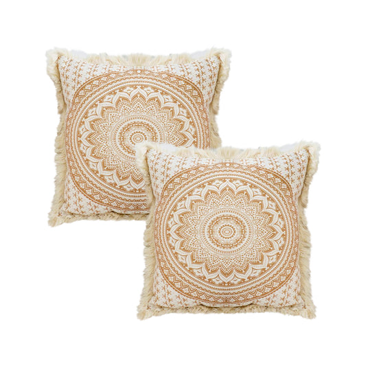SOGA 2X 50cm Pillow Cover Moon Decor Cotton Decorative Throw Pillow • LUZ-FrenchCushion205X2