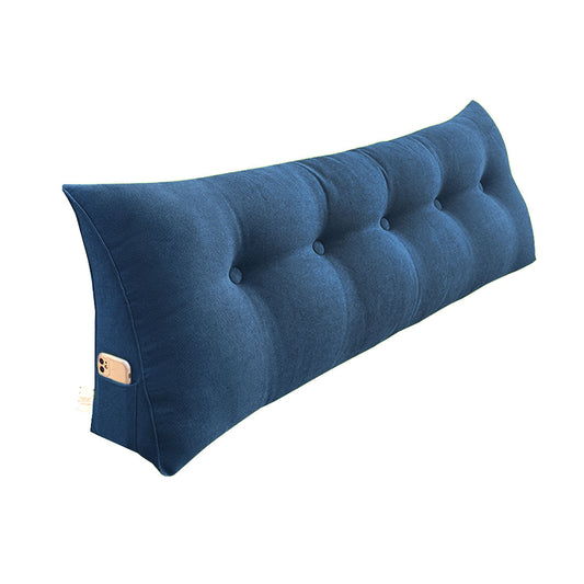 SOGA 180cm Blue Triangular Wedge Bed Pillow Headboard Backrest Bedside Tatami Cushion Home Decor • LUZ-Pillow4114