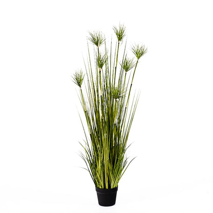 SOGA 150cm Cyperus Papyrus Plant Tree Artificial Green Grass, Home Or Office Indoor Greenery Accent • LUZ-APlantFH60142